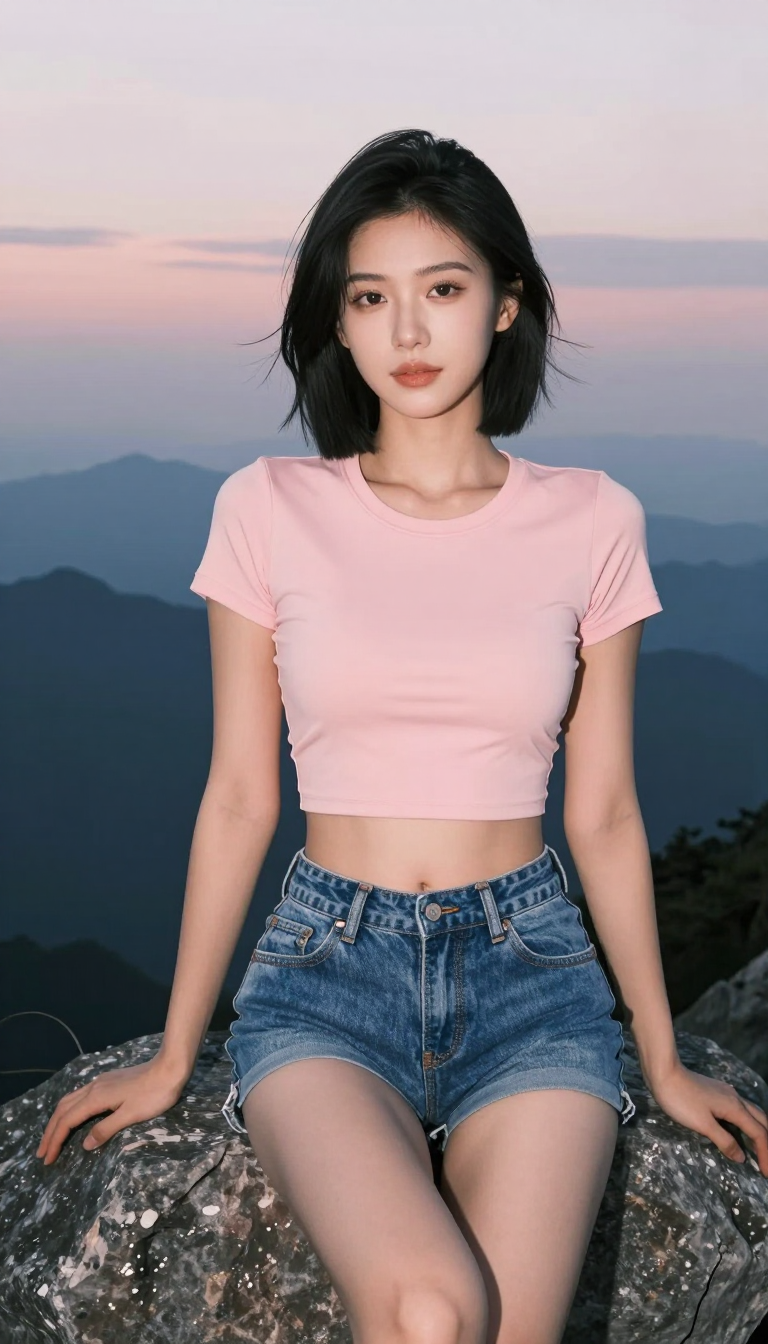 峰頂餘暉